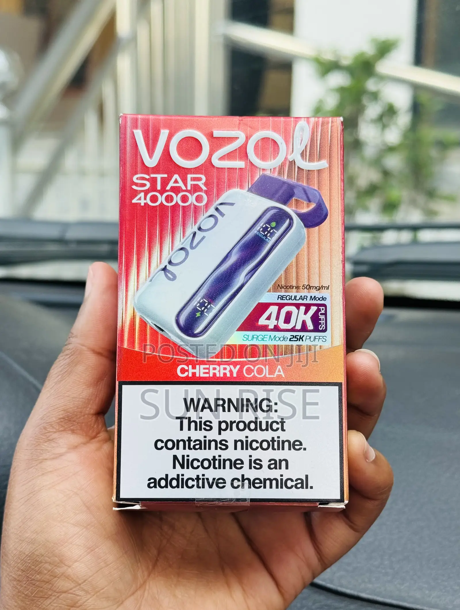 Vozol Vape 40000 Puff Cherry Cola Flavor Bole Addis
