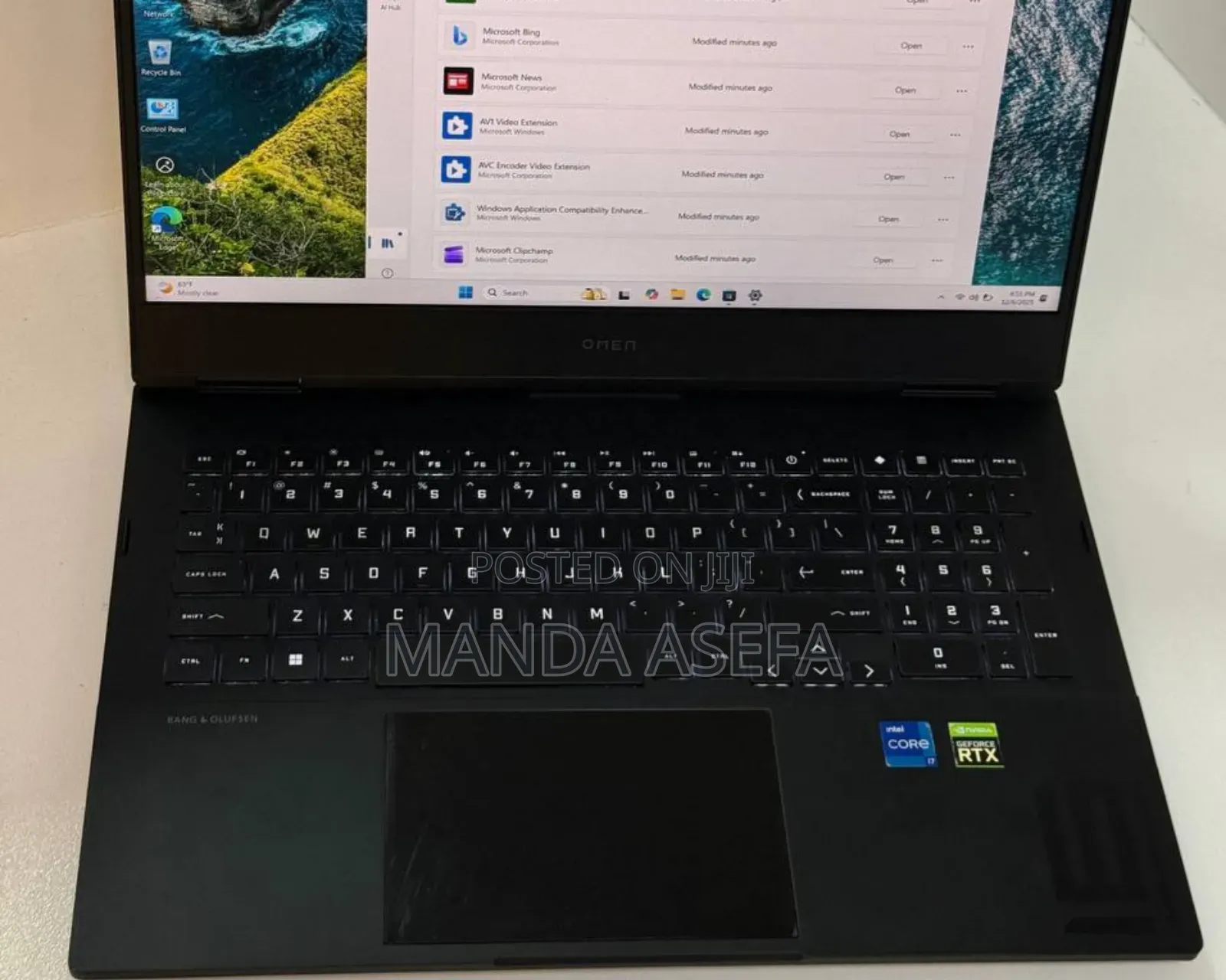 New Laptop HP Omen 16 16GB Intel Core I7 SSD 512GB
