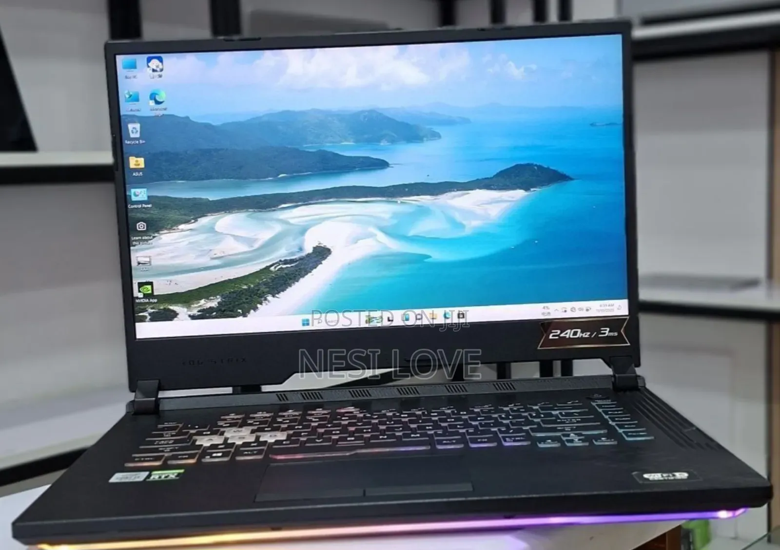 New Laptop Asus ROG Strix G15 16GB Intel Core I7 SSD 512GB