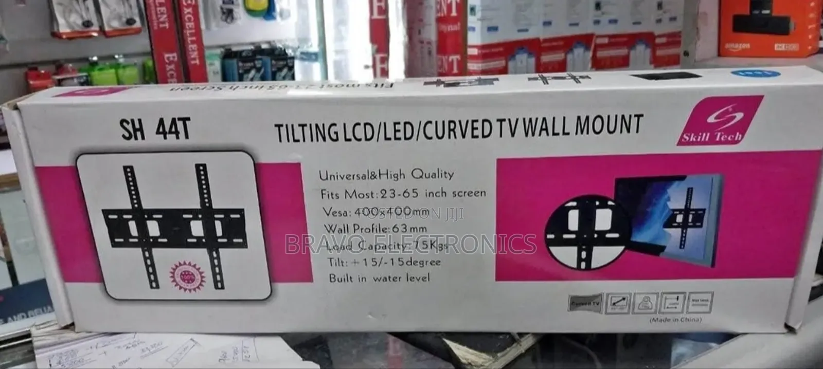  Heavy-Duty Tv Wall Mount – 75kg Load + Built-in Water Level! 