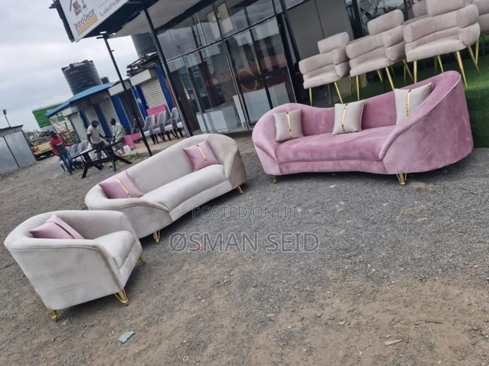 Unique Pink Sofa
