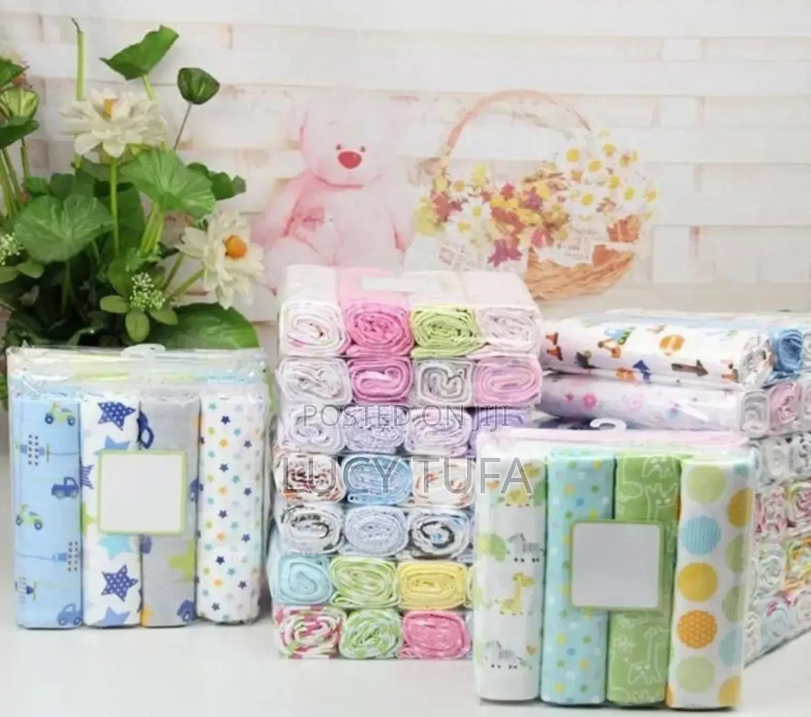 Flannel Receiving Blankets