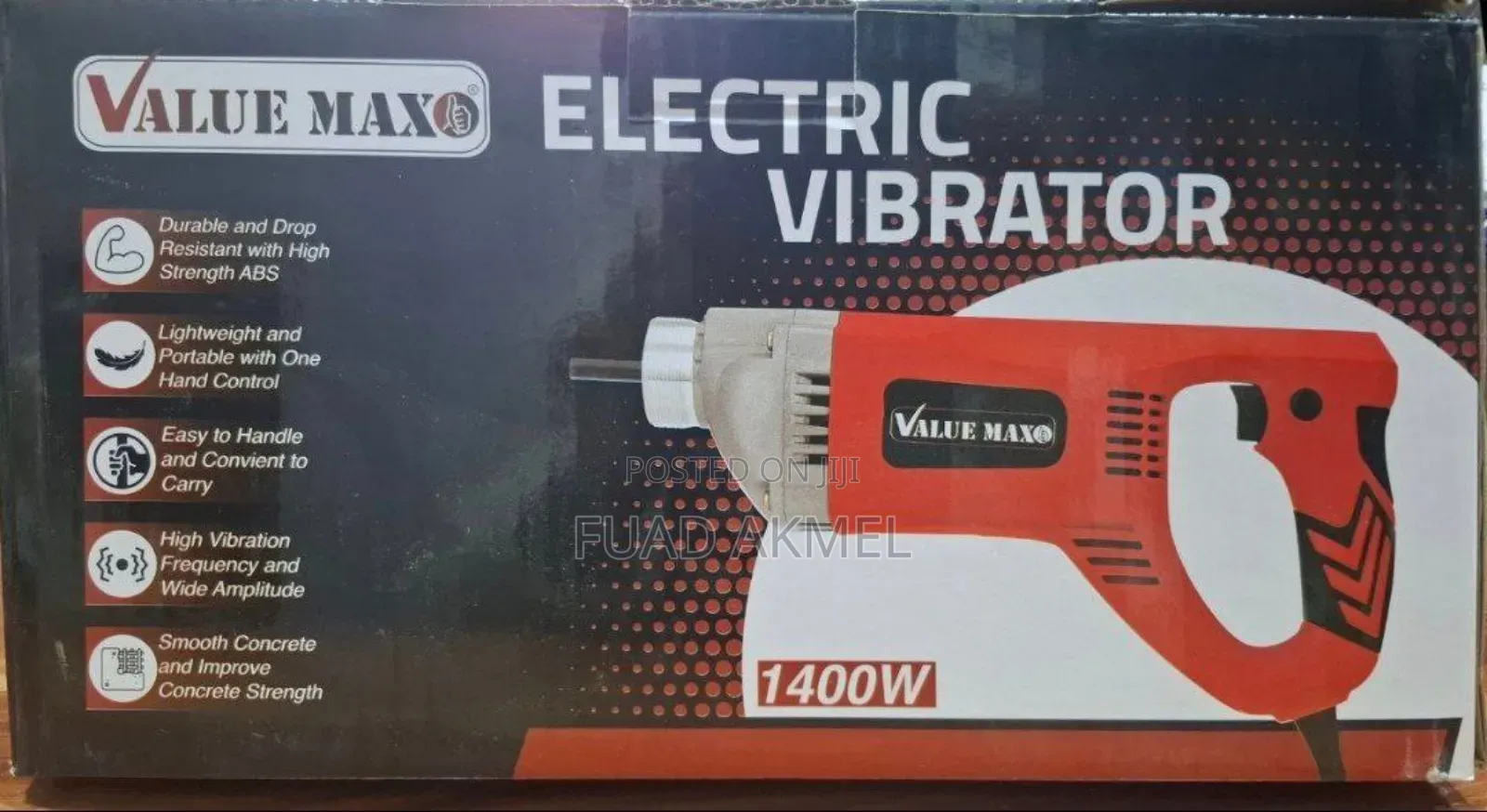 Edon Electric Concert Vibrator With Hose
