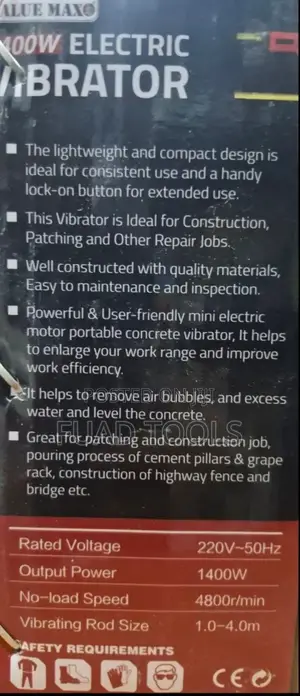 Edon Electric Concert Vibrator With Hose