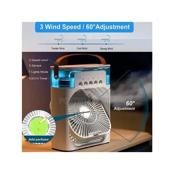 Mini Portable Air Cooler Mist Fan