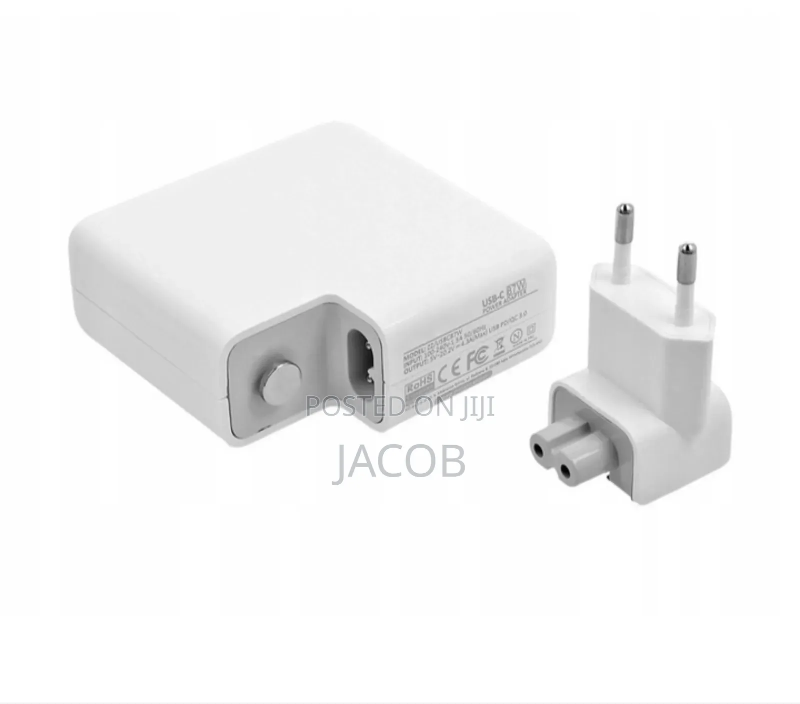  87w Usb-C Power Adapter – Fast Charging for Macbook Pro 