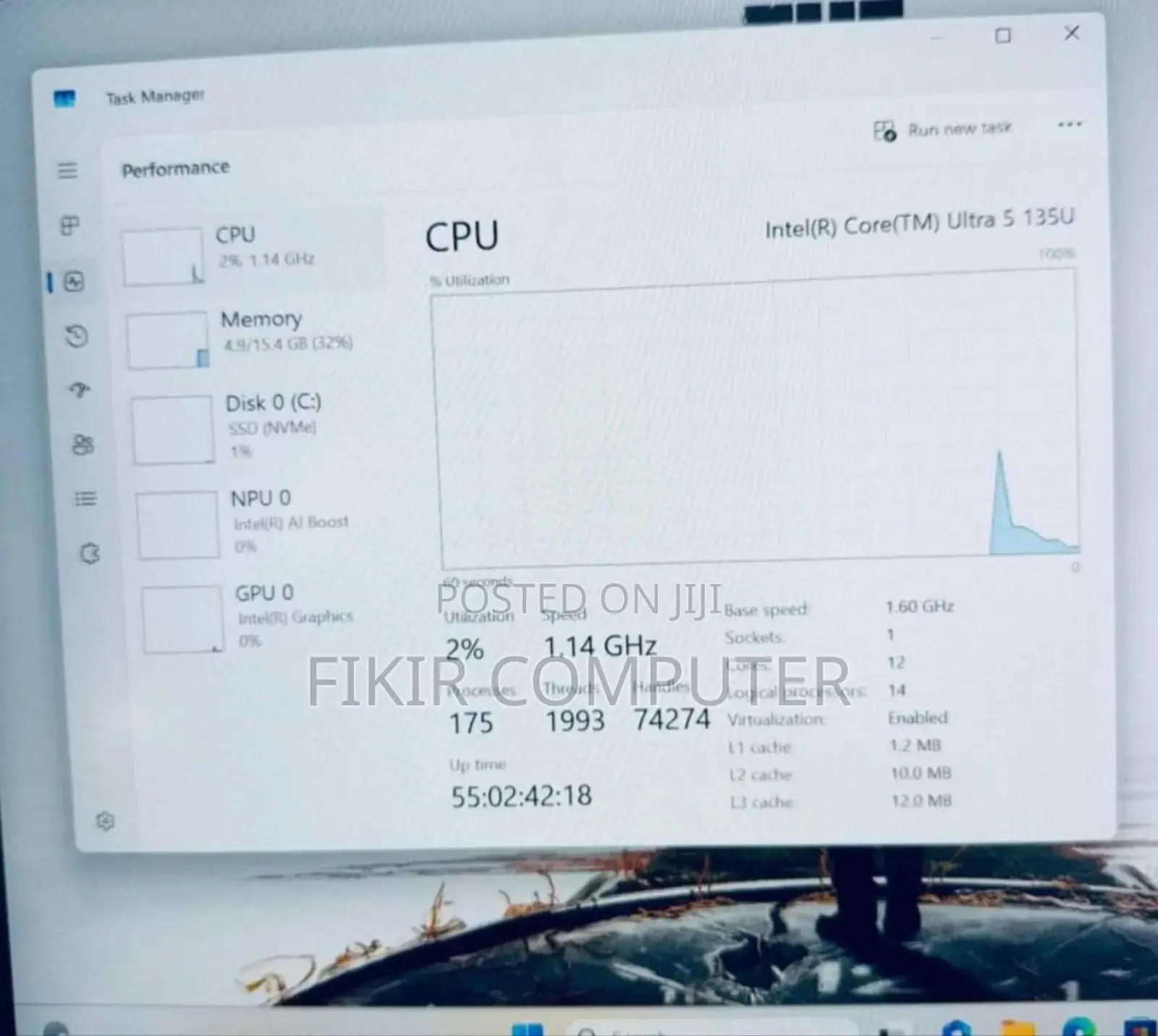 New Laptop HP 630 16GB Intel Core Ultra 5 SSD 512GB