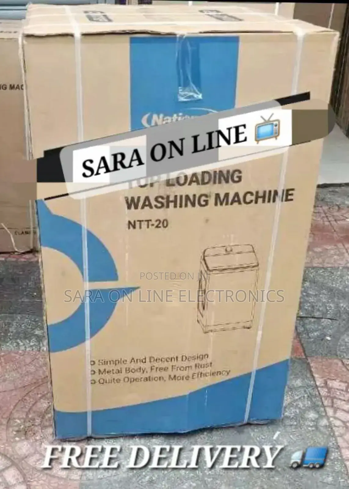 ●National 20/12kg Auto-Matice Orignal Washing Machine