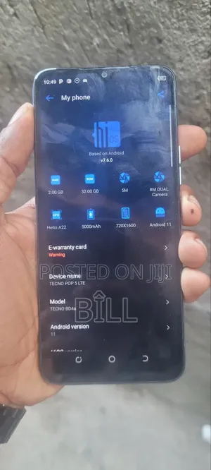 Tecno Pop 5 32 GB Blue