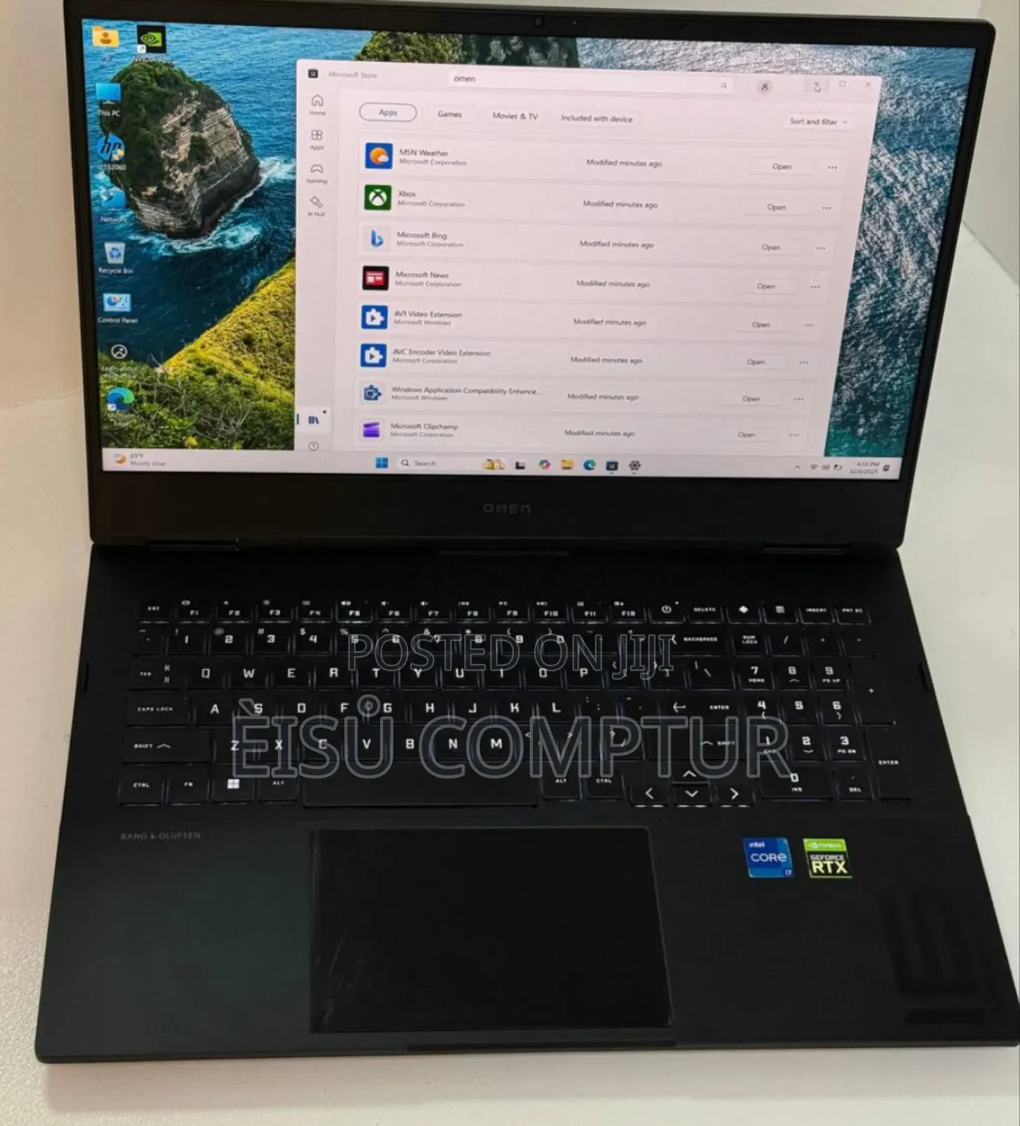 New Laptop HP Omen 16 16GB Intel Core I7 SSD 512GB