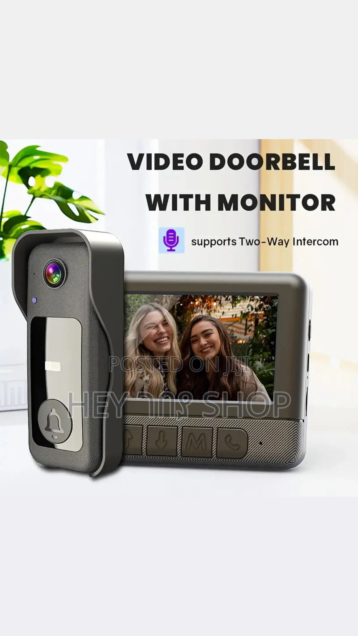 X6 Video Doorbell Camera / የበር ደውል ከ ካሜራ ጋር