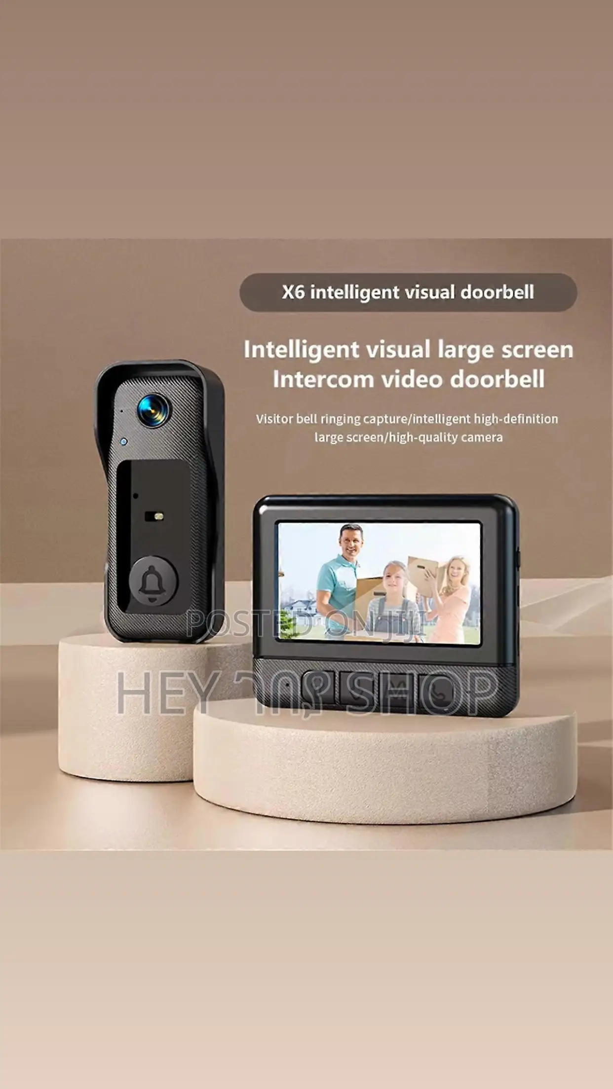X6 Video Doorbell Camera / የበር ደውል ከ ካሜራ ጋር