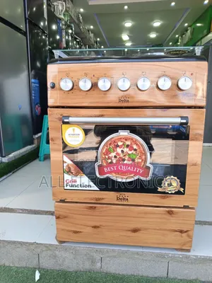 Free Standing Oven Gold Color