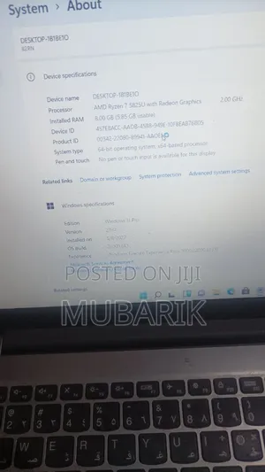 New Laptop Lenovo Ideapad 3 8GB AMD Ryzen 7 SSD 500GB