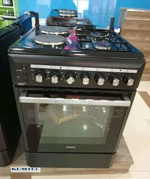 Photo -  Kumtel 60×60 Black Oven – Elegant, Powerful Reliable! 