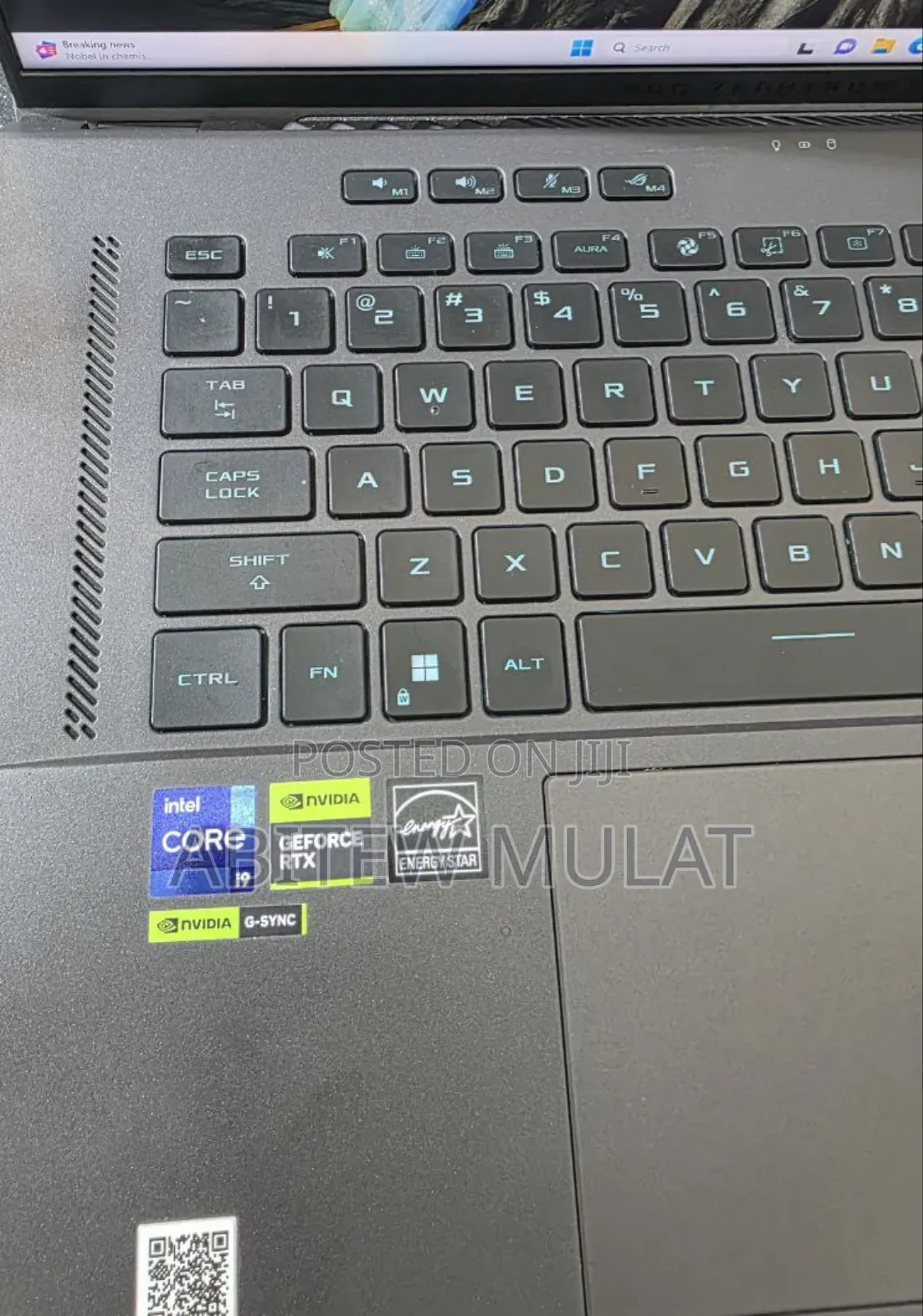 New Laptop Asus ROG Zephyrus G15 16GB Intel Core I9 SSD 1T