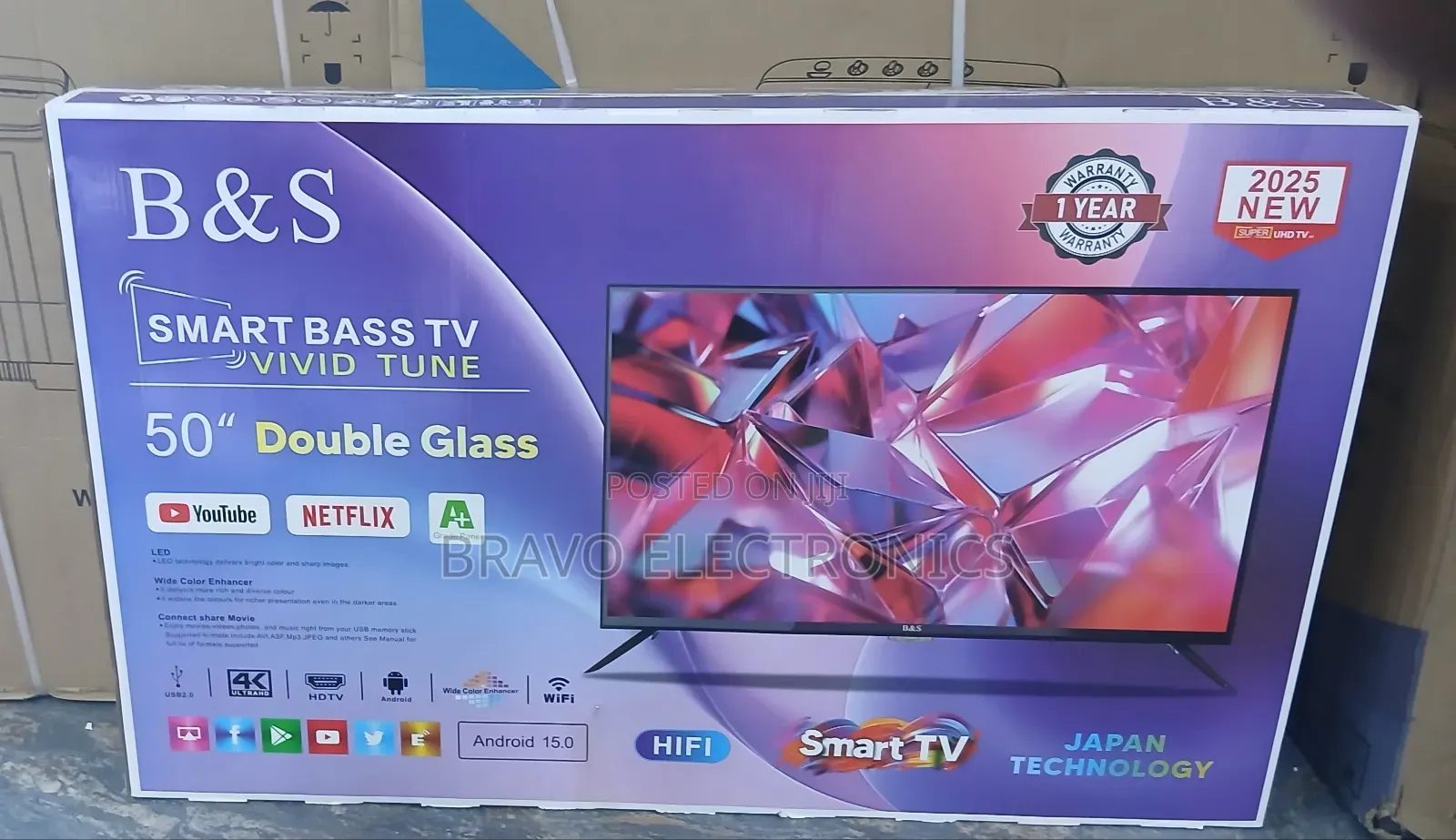  B S 50” Smart Tv – Android 15 | Uhd | Next-Level Performance! 