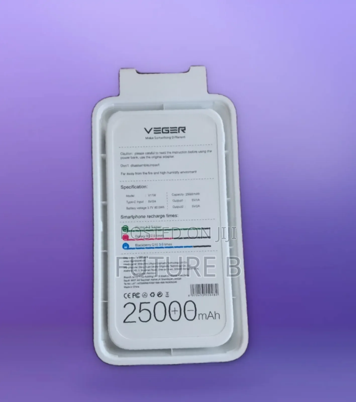 Brand New Veger Powerbank: Quick Charge Technology