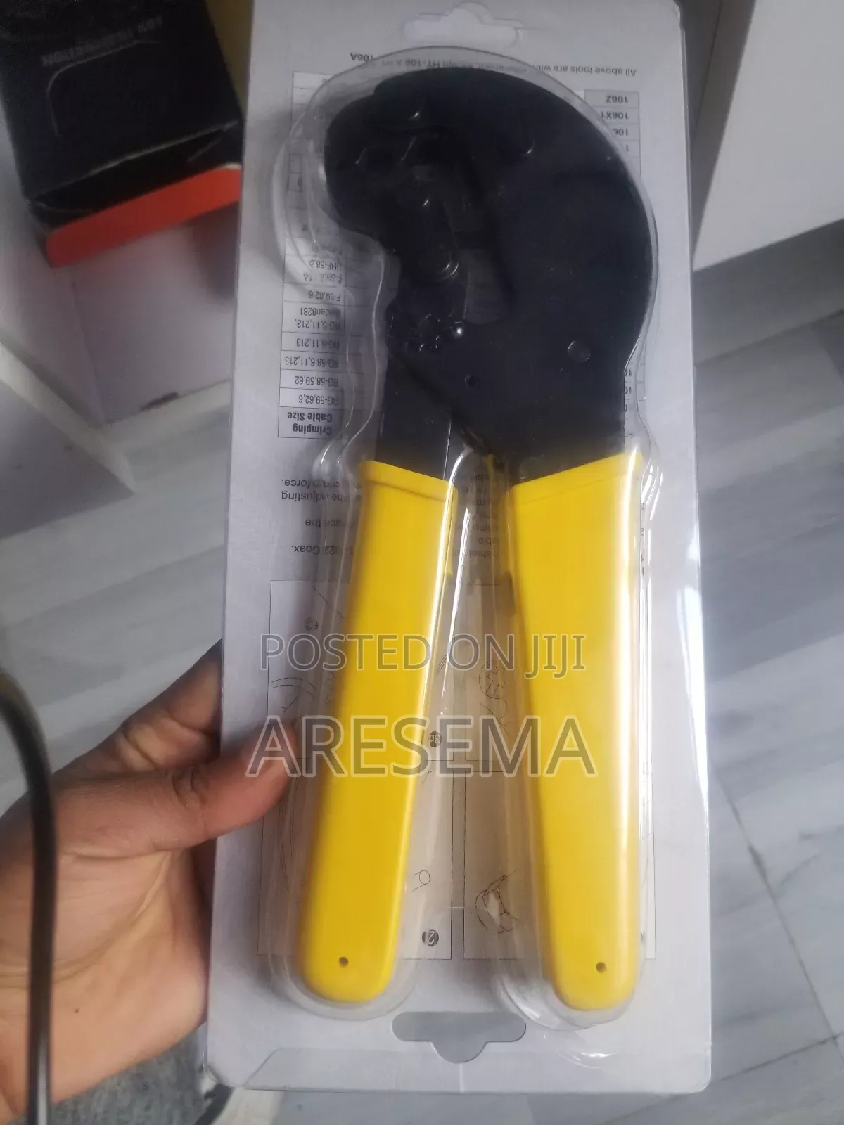 Coaxial Cable Crimping Pliers Hs106e