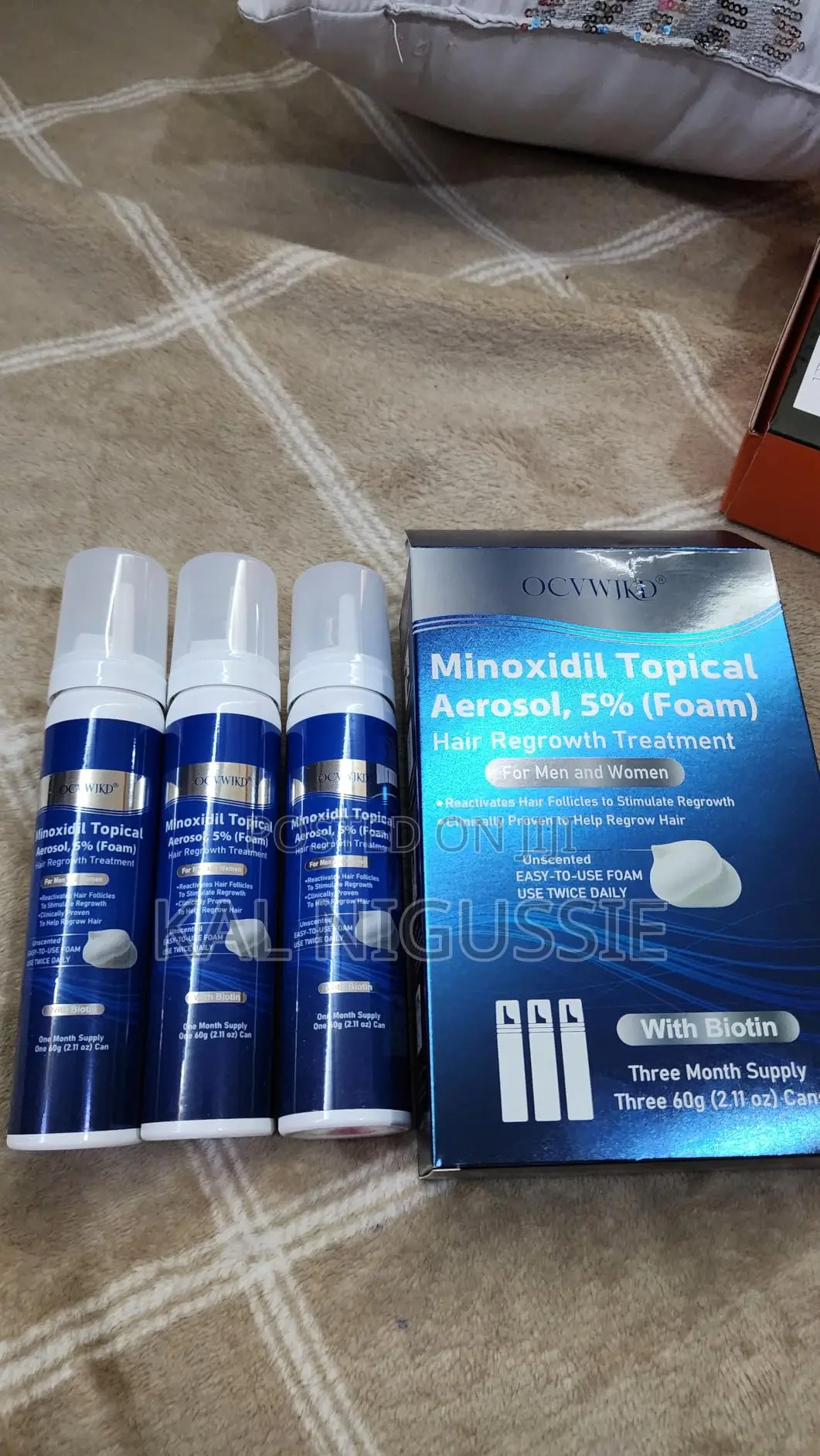 Minoxidil Topical Aerosol, 5% (Foam)