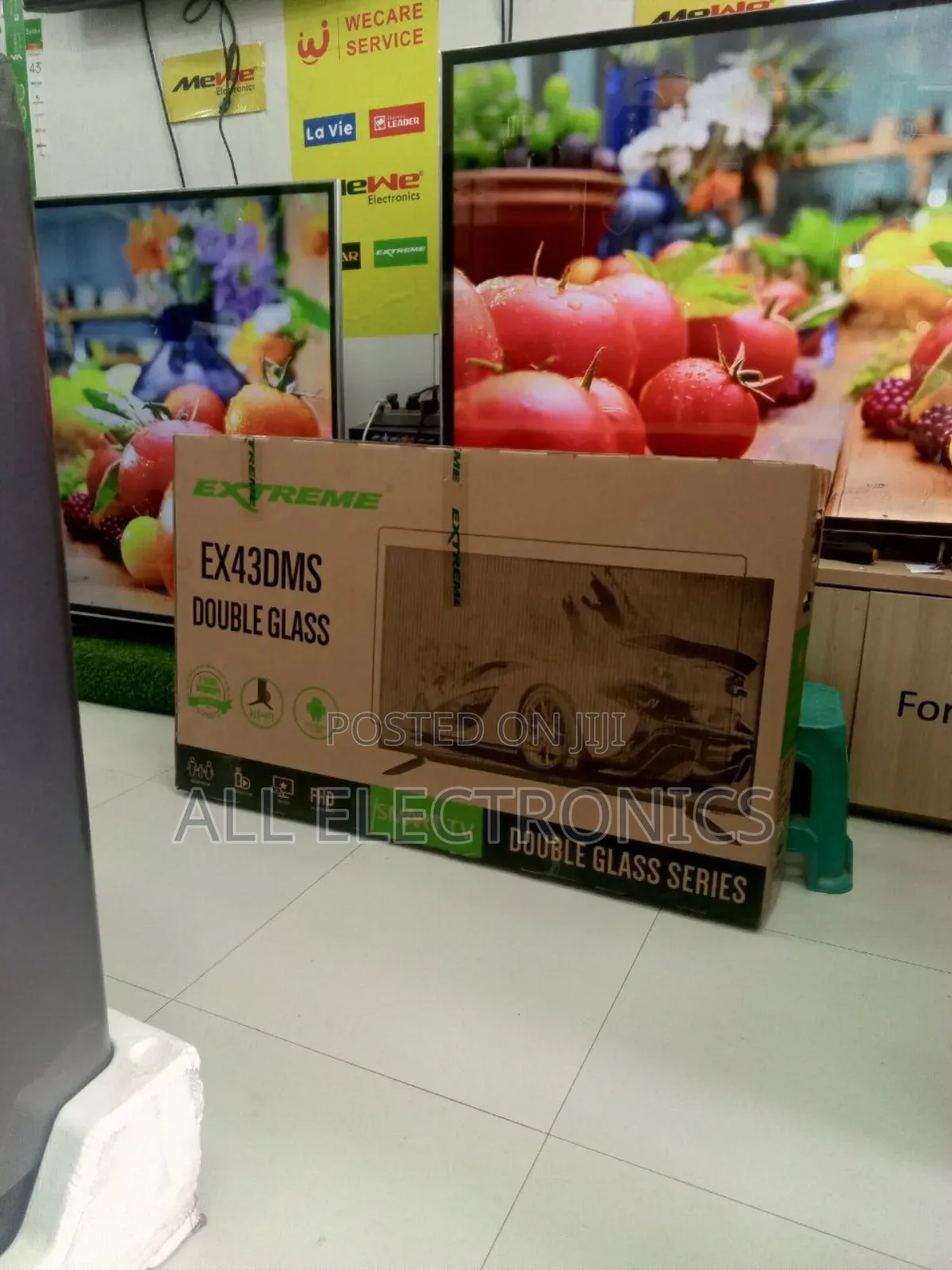 Extreeme 43 Double Glass Tv Smart