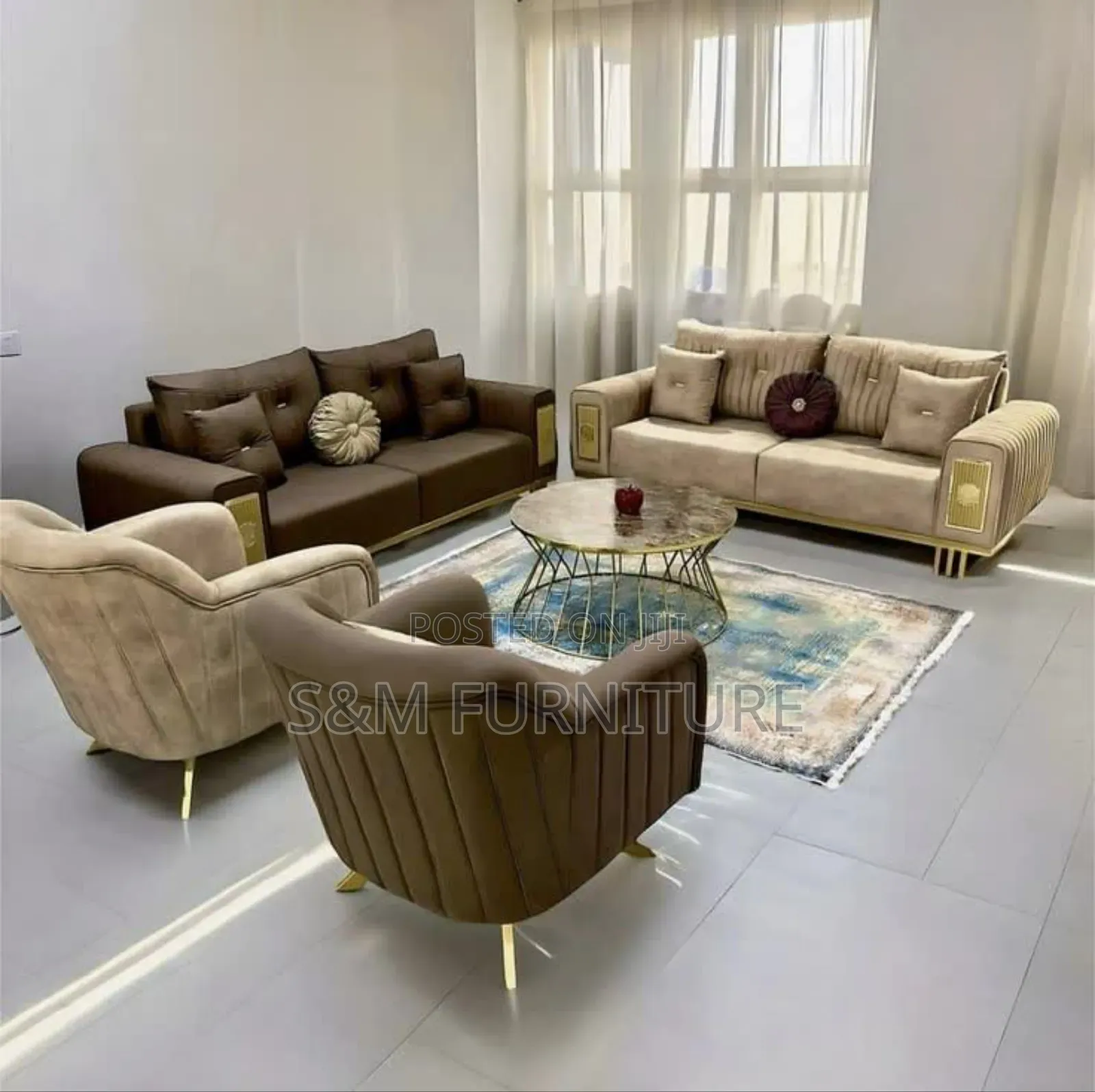 Order Sofa Set Crafted With Virtuosity (ሶፋ).