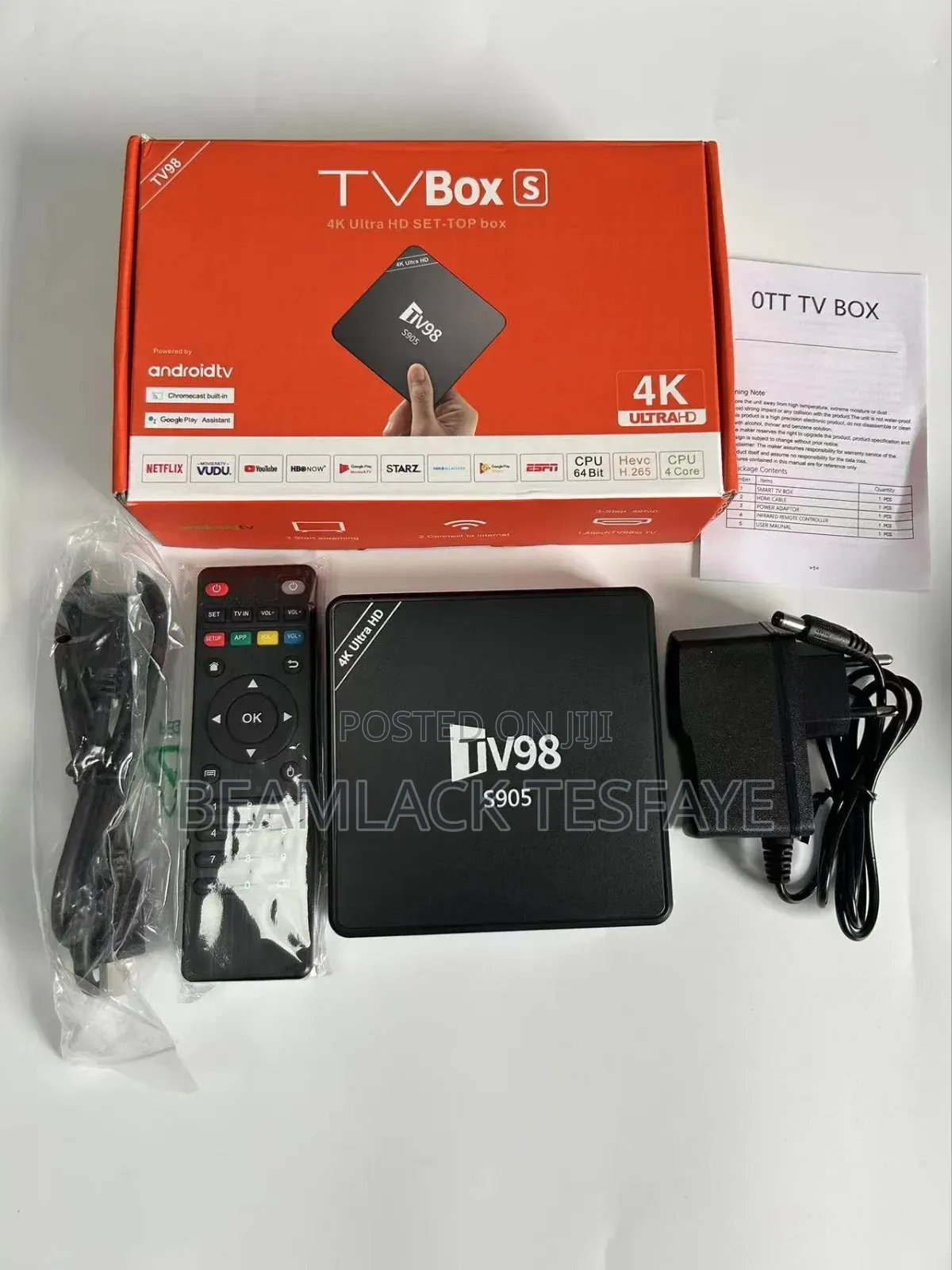 Tv98 Smart Androd Uhd Tv Box