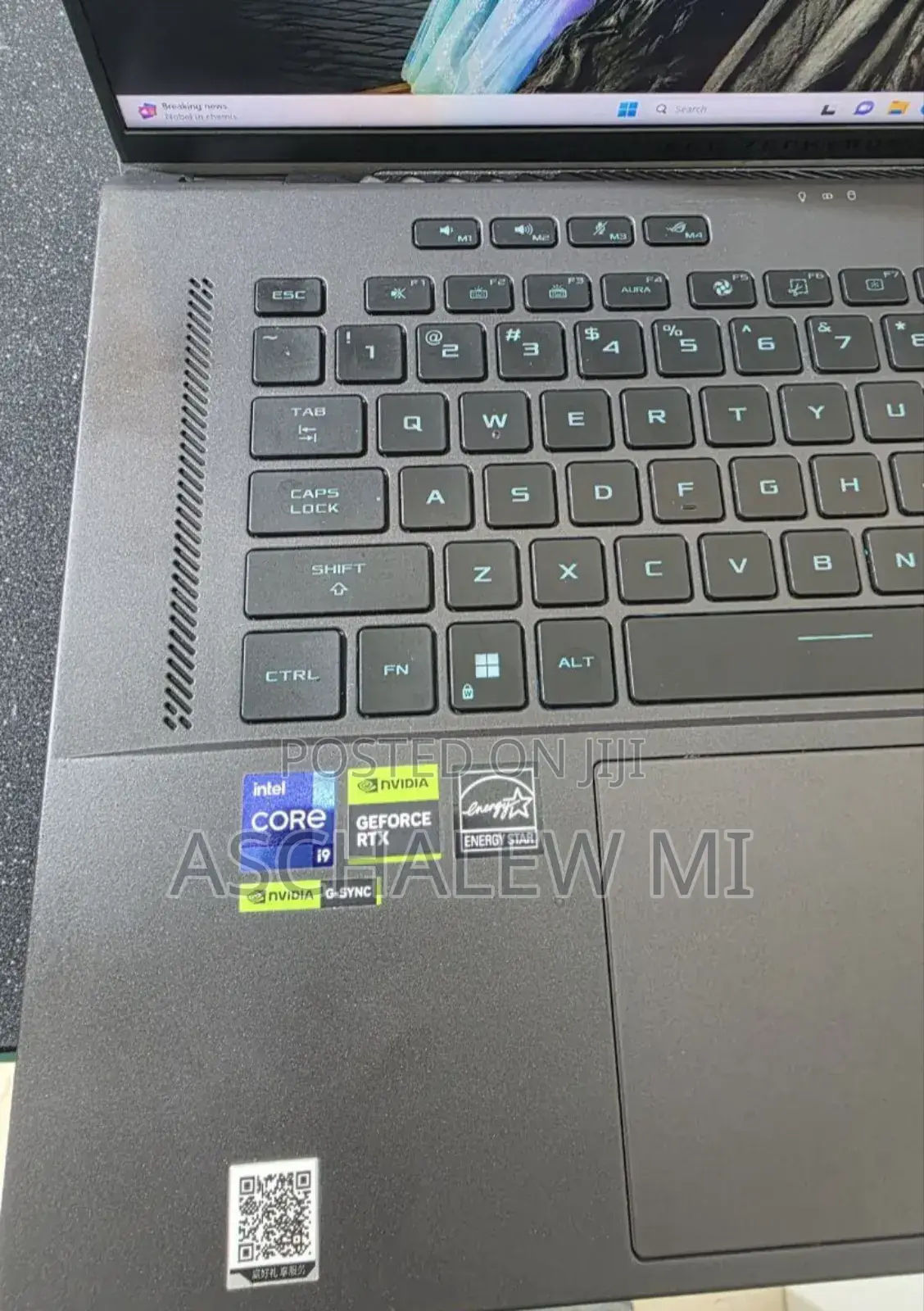 New Laptop Asus ROG Zephyrus G16 16GB Intel Core I9 SSD 1T