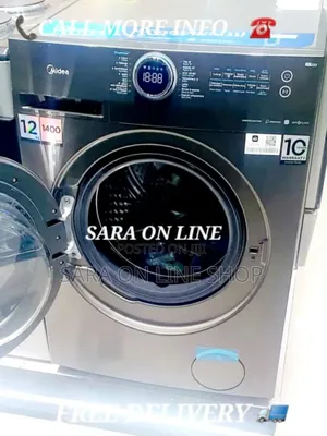 Photo - Midea Auto-Matice Orignal Washing Machine 12/8kg Free Delivery
