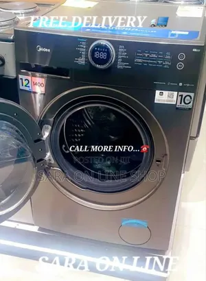 Midea Auto-Matice Orignal Washing Machine 12/8kg Free Delivery