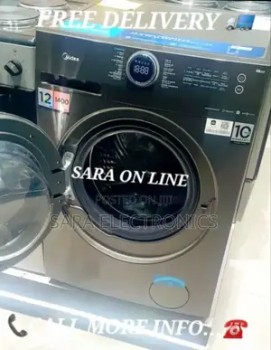 Midea Auto-Matice Orignal Washing Machine 12/8kg Free Delivery