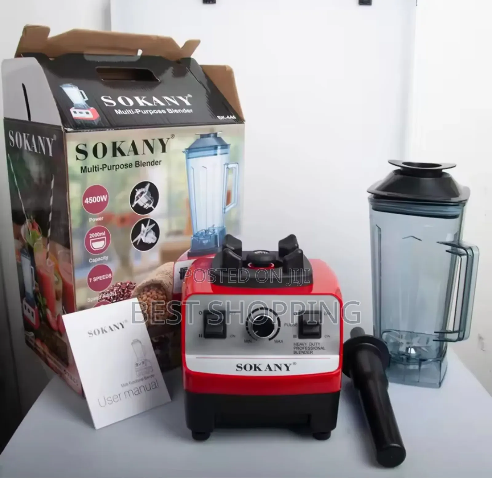 Sokany Commercial Blender Heavy Duty Juicer 2 Liter