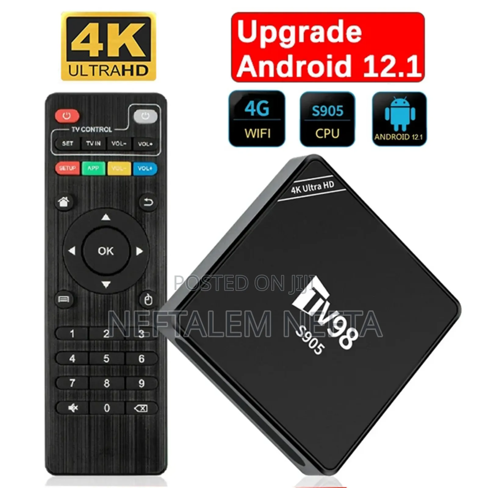 Tv98 Smart Androd 4kuhd Tv Box
