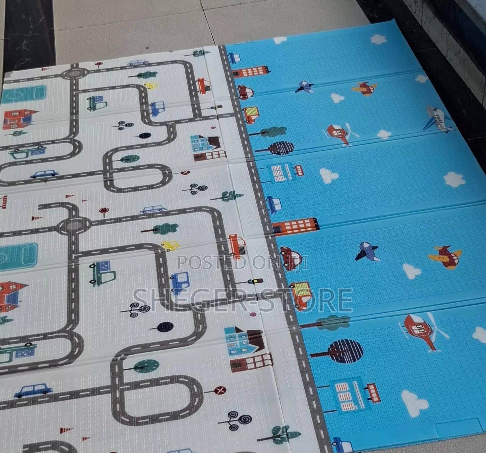 Highquality Playing Matt(ውሃ አይመጥም አያስገባም እንዲሁም ህፃናት ቢወድቁበት ከጉዳት ይከላከላል