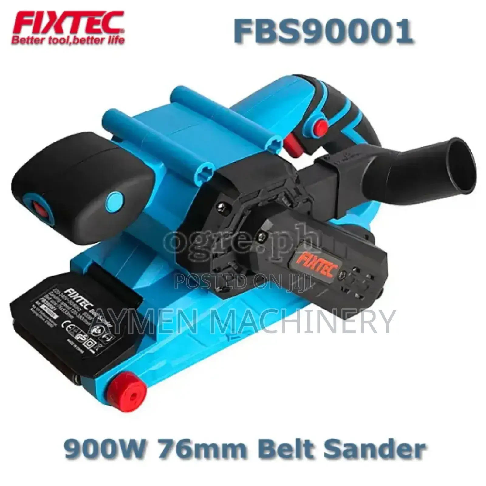 Fixtec Belt Sander 900w ቤልት ሳንደር