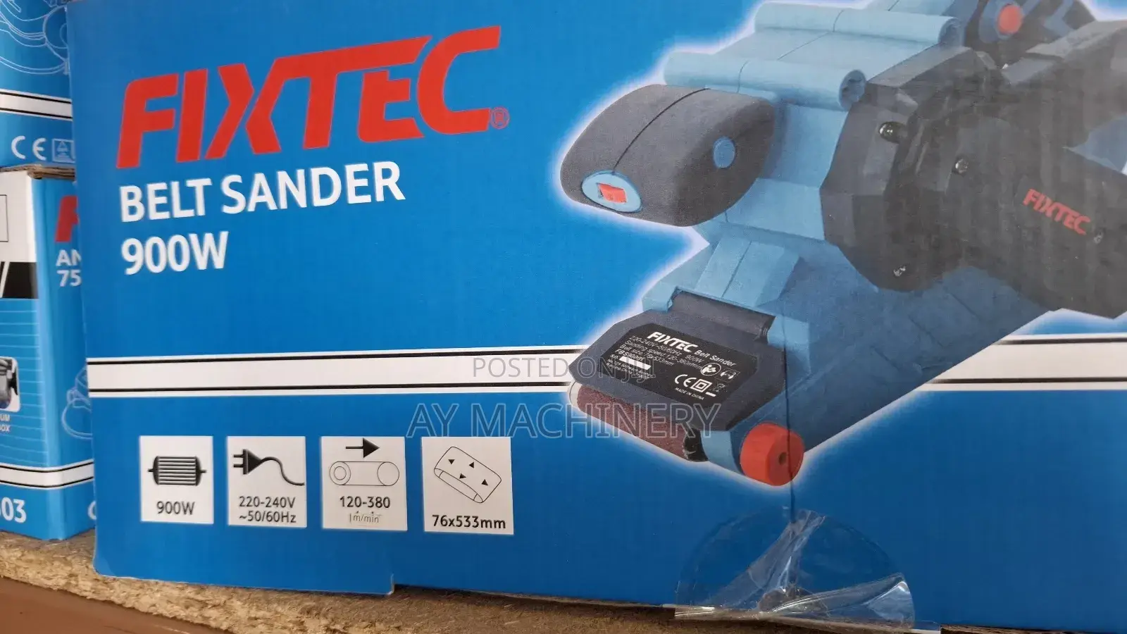 Fixtec Belt Sander 900w ቤልት ሳንደር