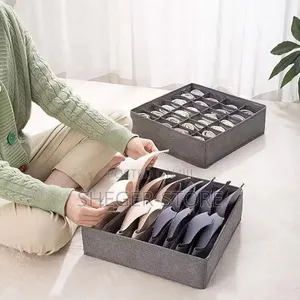 Orginal 4pcs Foldable Organizers for Socks,Bras, Underwear, Ties