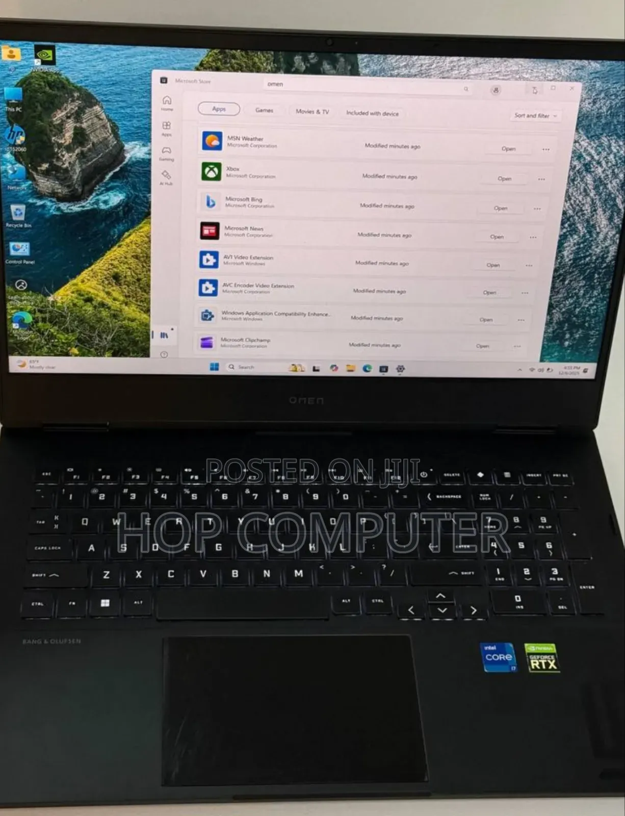 New Laptop HP Omen 15 16GB Intel Core I7 SSD 512GB