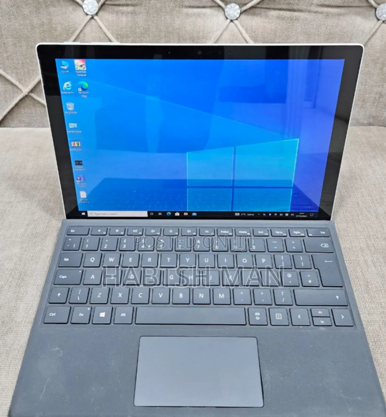 New Laptop Microsoft Surface Pro 7 16GB Intel Core I7 SSD 256GB