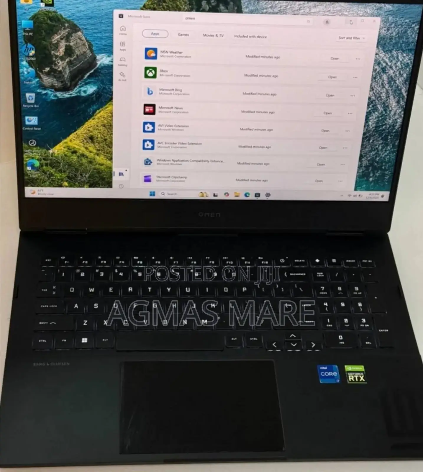 New Laptop HP Omen 16 16GB Intel Core I7 SSD 512GB