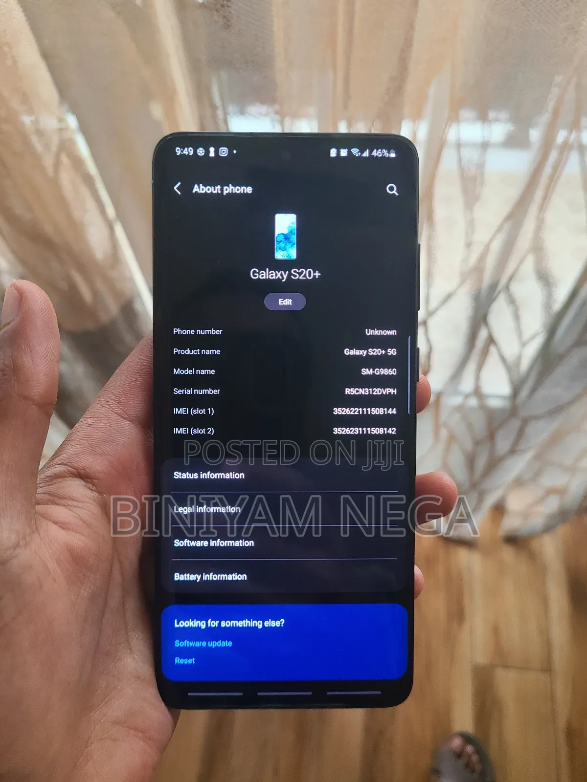 Samsung Galaxy S20+ 128 GB Black