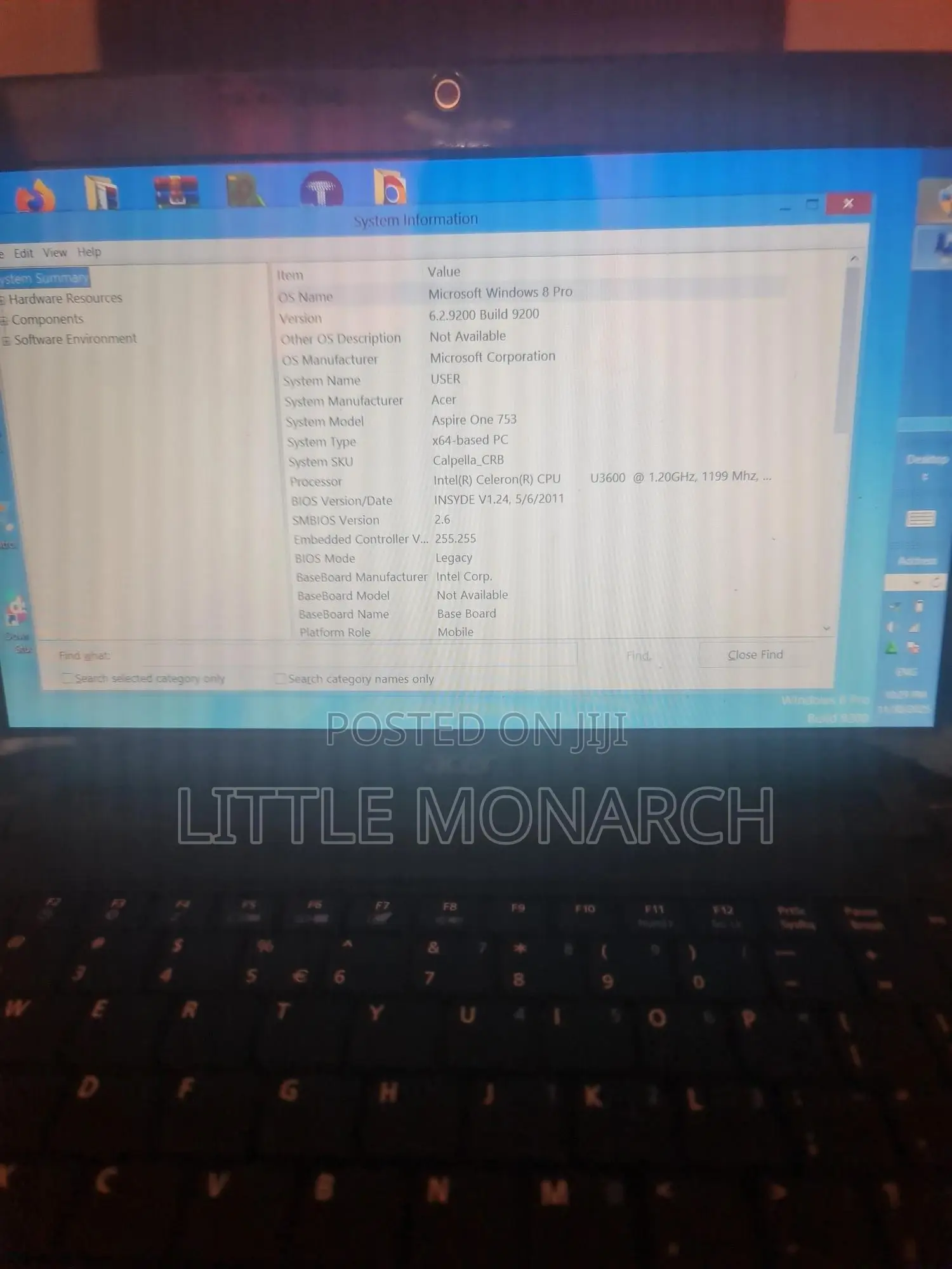 Laptop Acer Aspire 1 4GB Intel Core I3 HDD 256GB