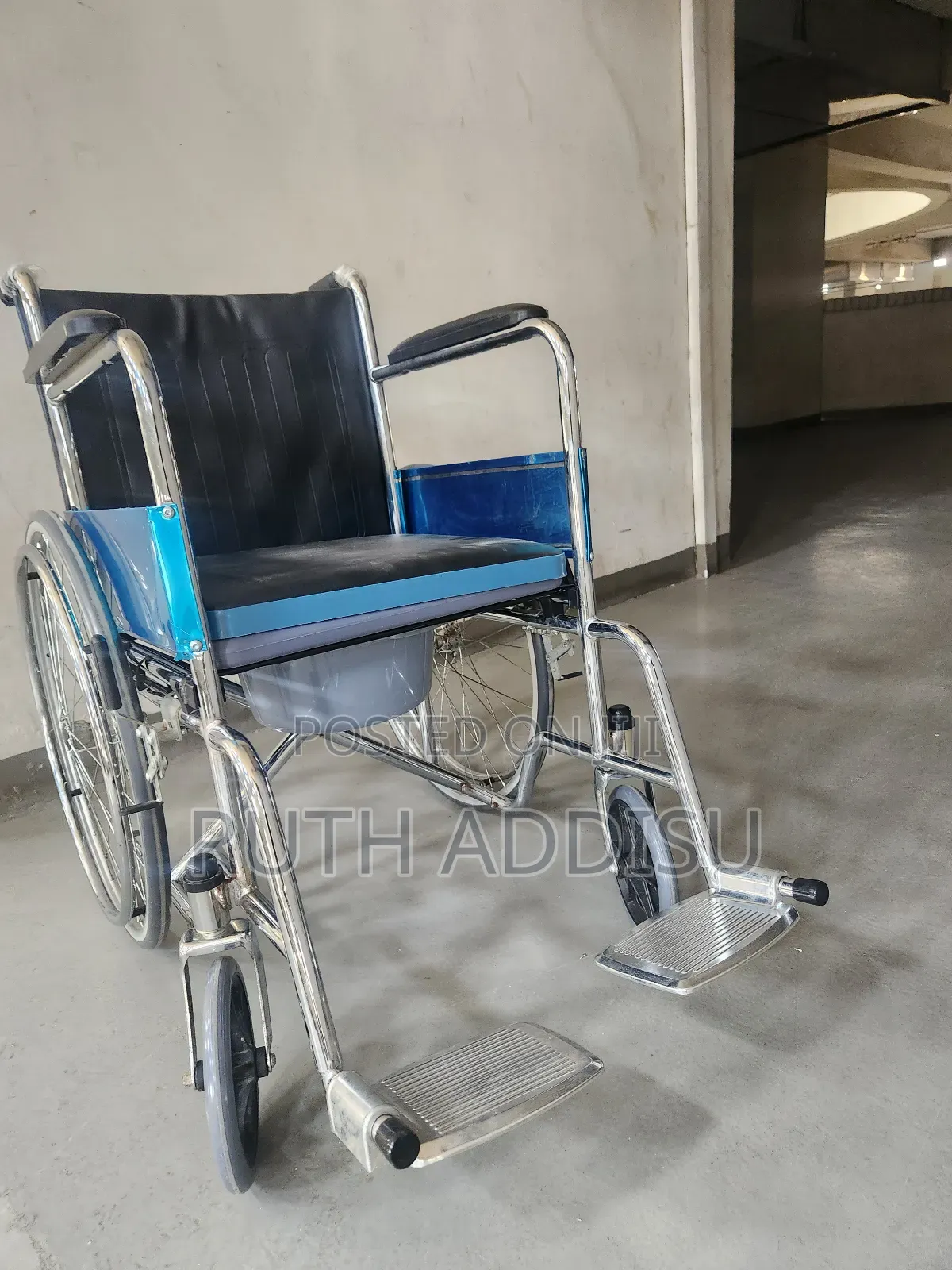 Used Commode or Toilet Wheelchair in Ethiopia Good Price