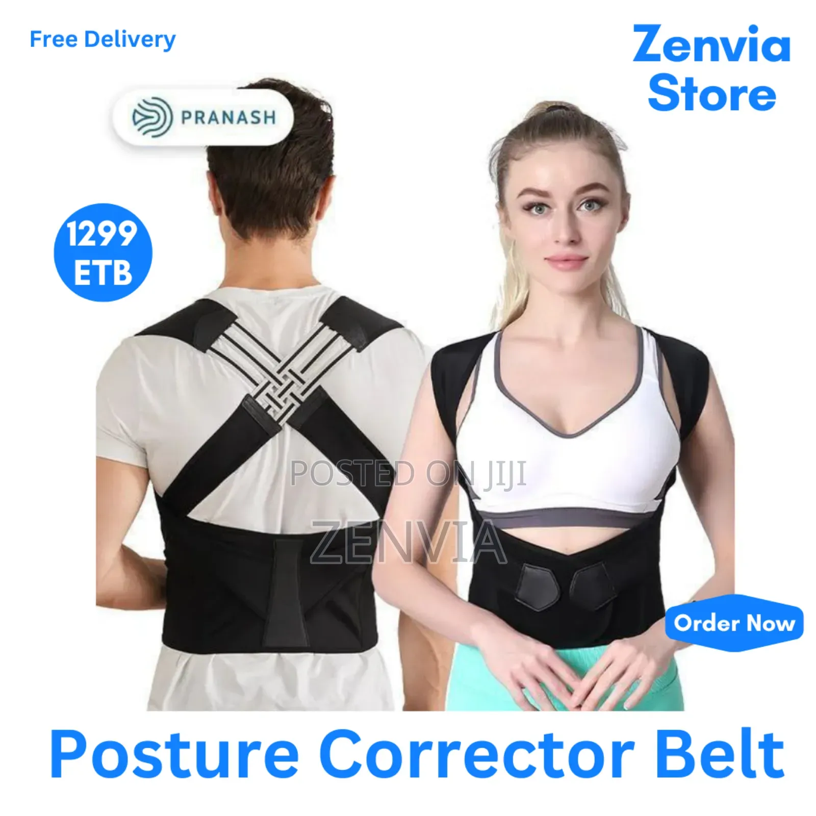 Adjustable Back Posture Corrector Belt |  Free Delivery  |