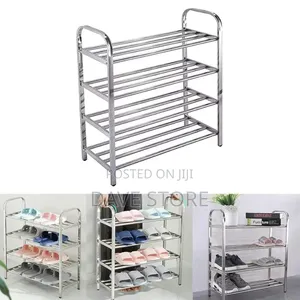 4 Layer Stainless Steel Shoes Rack