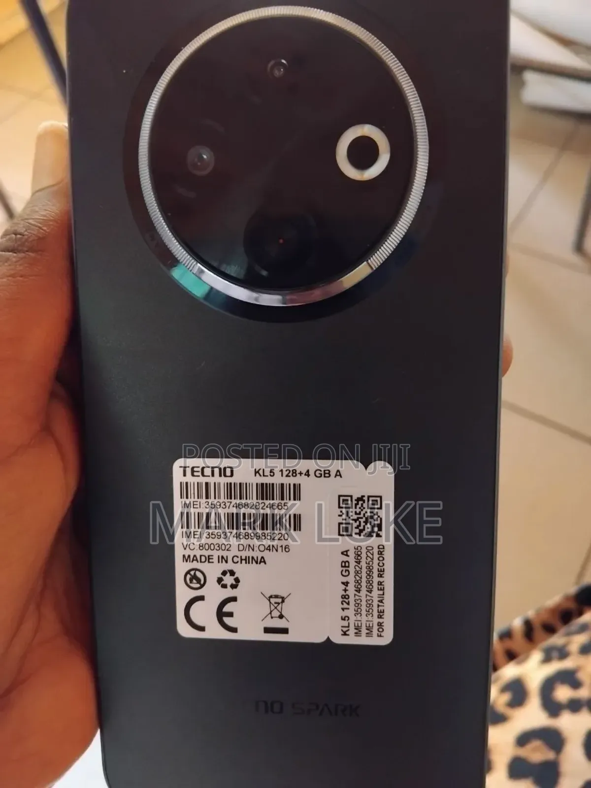 New Tecno Spark 30 128 GB Black