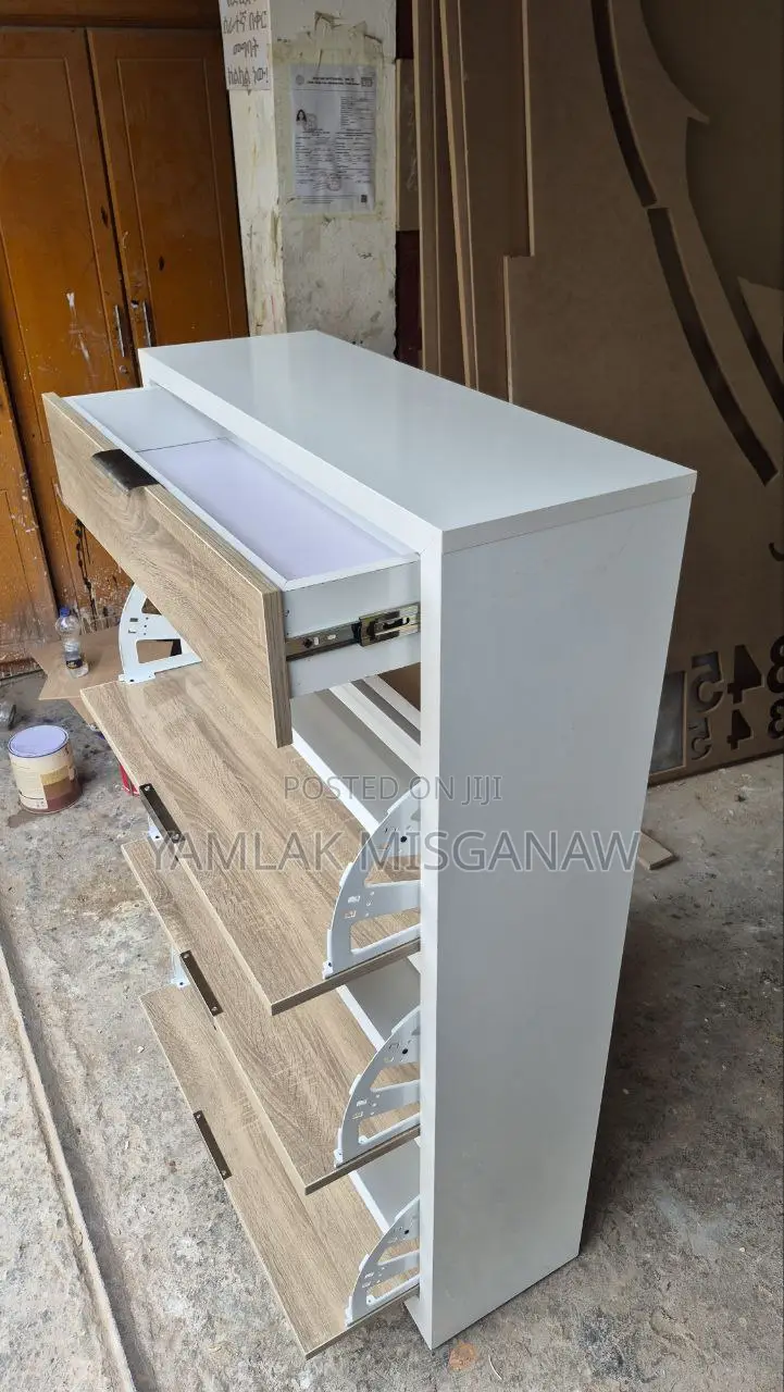 Modern Shoe Rack With Drawer