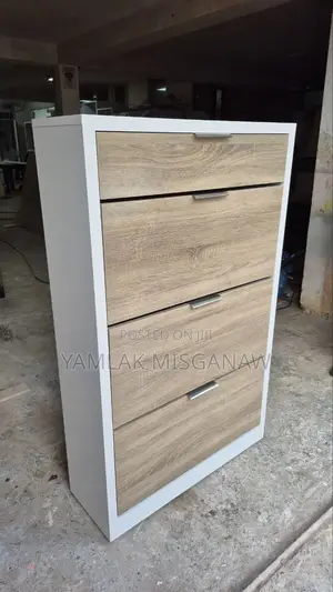 Photo - Modern Shoe Rack With Drawer