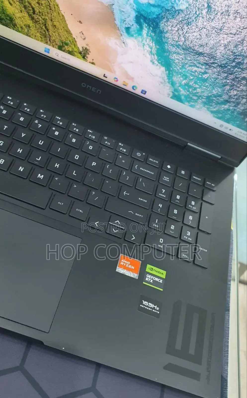 New Laptop HP Omen 16 16GB AMD Ryzen 7 SSD 1T