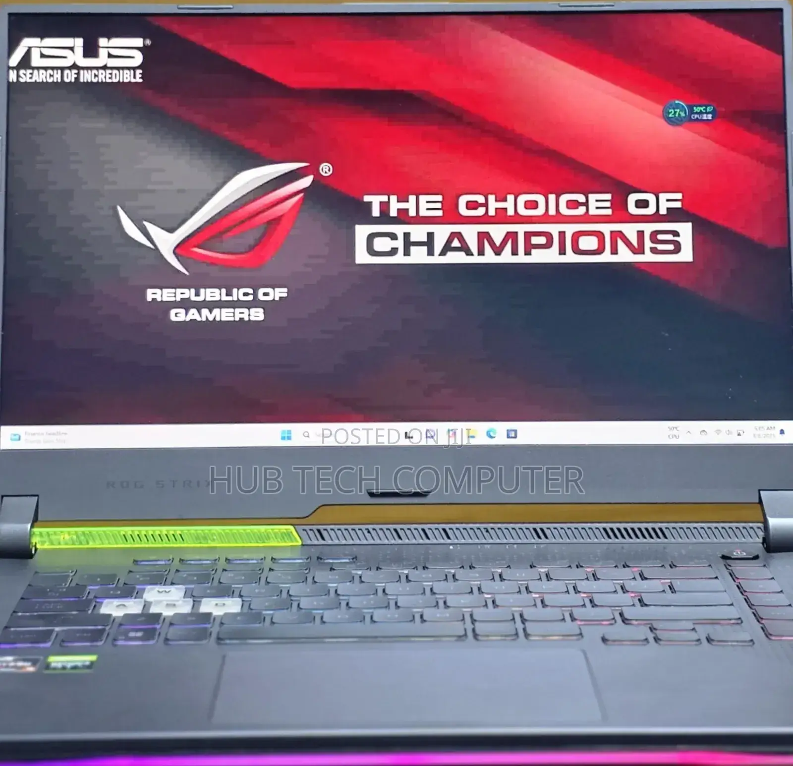 New Laptop Asus ROG Strix G16 G614 16GB AMD Ryzen 9 SSD 1T